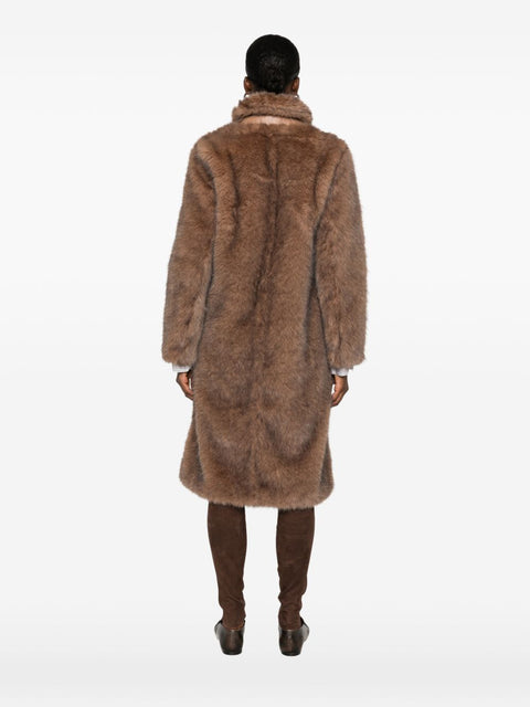 Molliolli Bee Faux Leather Coat