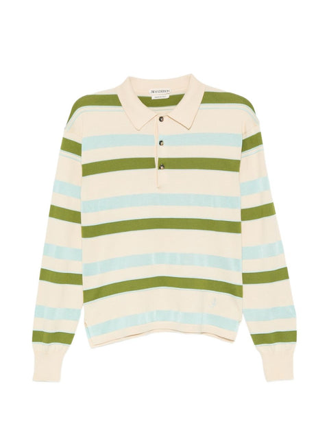 032C JW Anderson Cotton and Wool Polo Shirt