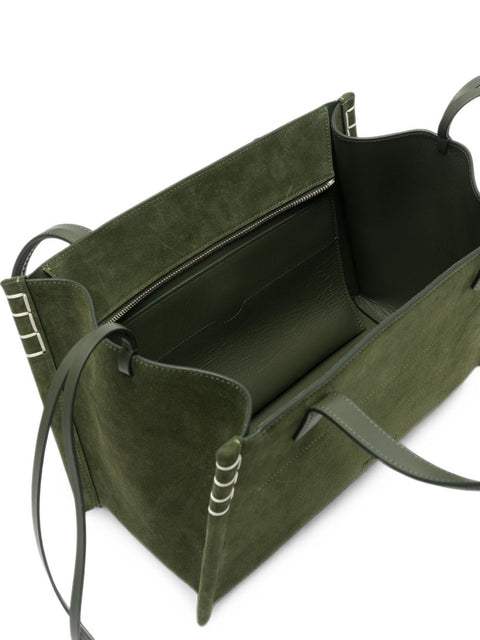 032C JW Anderson Loafer Leather Cabas Bag