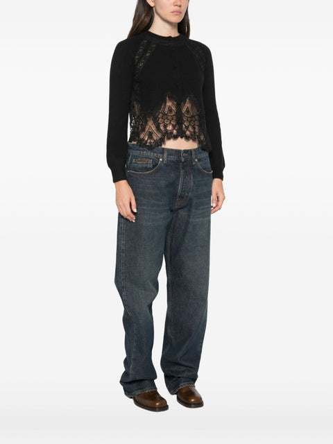 Ermanno Scervino Cashmere Lace Cardigan