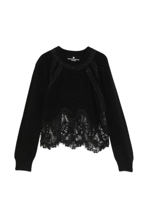Ermanno Scervino Cashmere Lace Cardigan