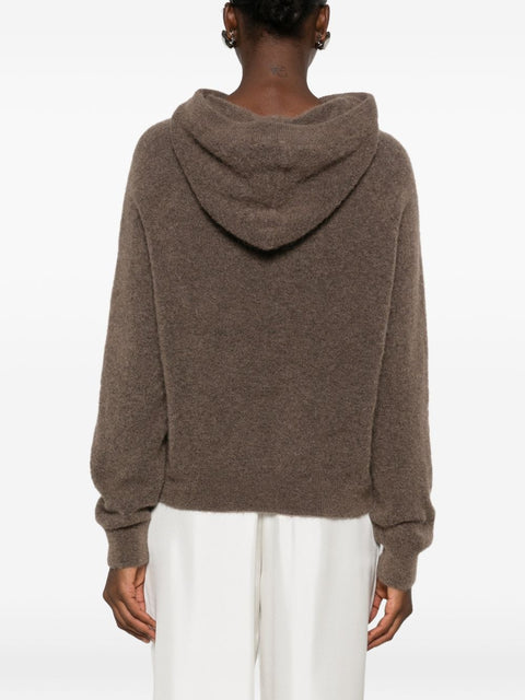 Sosue Brushed Knit Hoodie
