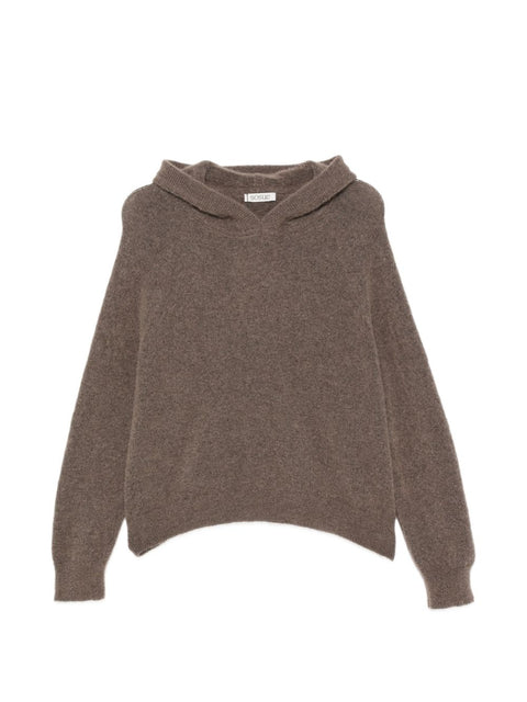 Sosue Brushed Knit Hoodie