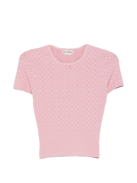 032C JW Anderson Logo Cotton T-Shirt