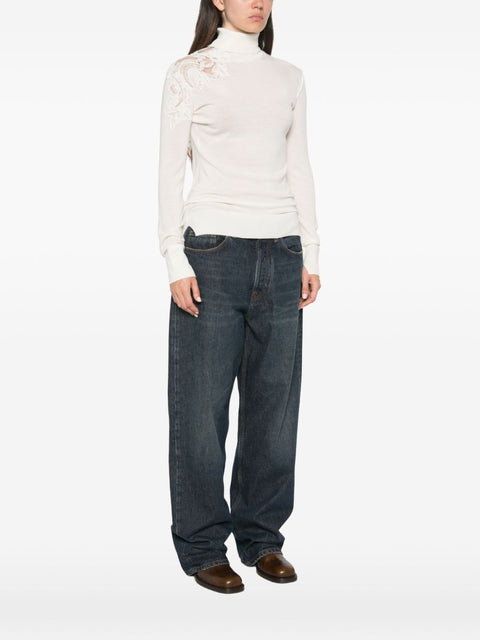 Ermanno Scervino Wool Turtle-Neck Sweater