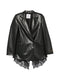 Ermanno Firenze Faux-Leather Blazer Jacket