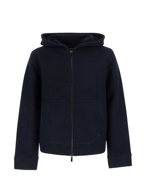 Emporio Armani Wool Blend Blouson Jacket