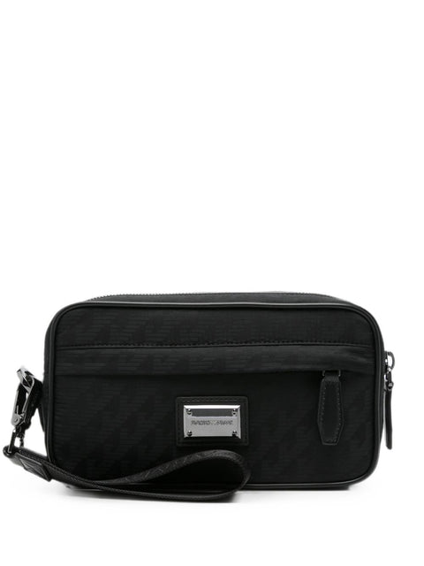Emporio Armani Eagle All Over Nylon Beauty Case