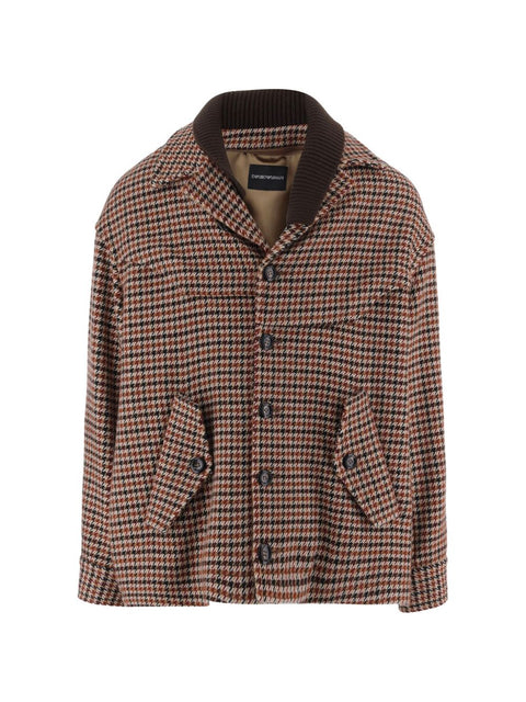 Emporio Armani Wool Caban Coat