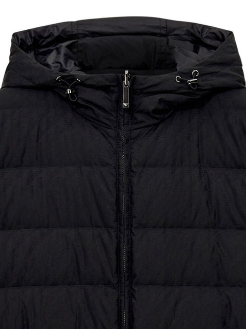 Emporio Armani Hooded Short Down Jacket