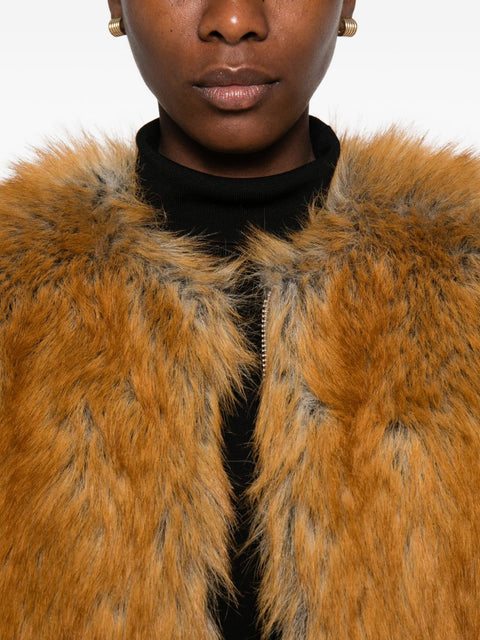 Stand Studio Karly Faux Fur Jacket