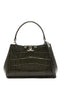 Tory Burch Eleanor Mini Croc-Embossed Leather Satchel