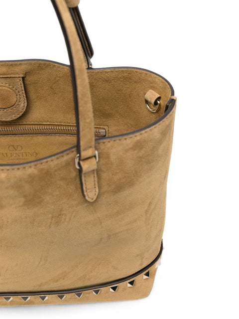 Valentino Garavani Rockstud Small Leather Tote Bag