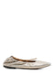Stella McCartney Metallic Chain Ballet Flats
