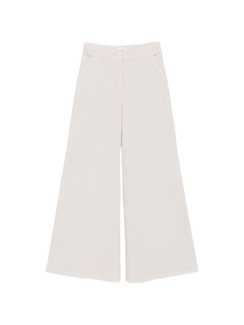 Via Masini 80 Cotton Wide-Leg Trousers