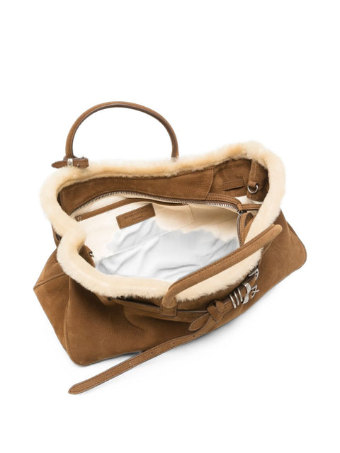 MARGESHERWOOD Marge Sherwood Grandma Shearling Tote Bag
