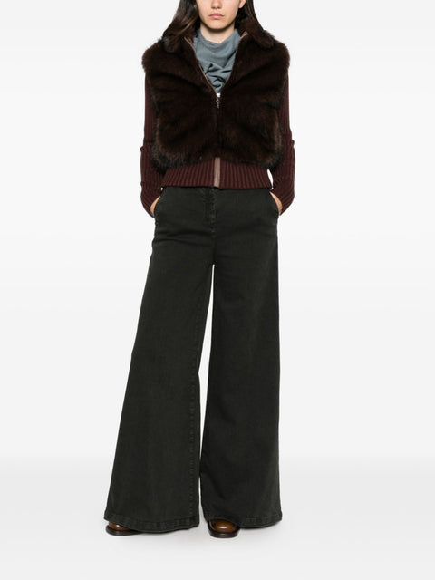 Via Masini 80 Wide-Leg Trousers