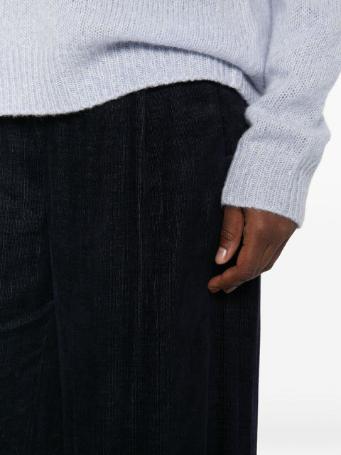 Via Masini 80 Corduroy Wide-Leg Trousers