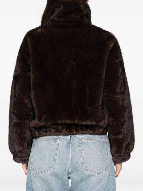 Sosue Faux-Fur Bomber Jacket