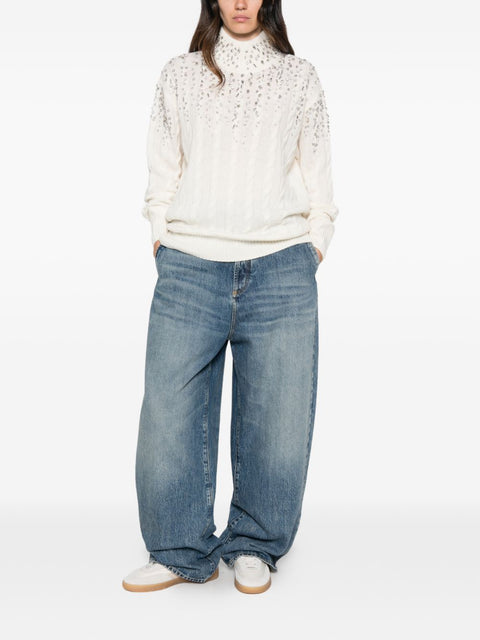 Ermanno Firenze Wool Turtle-Neck Sweater