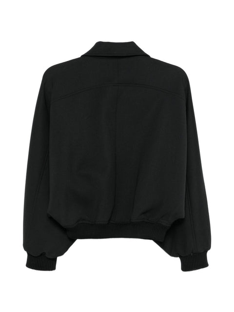 Semicouture Renie Wool Blend Bomber Jacket