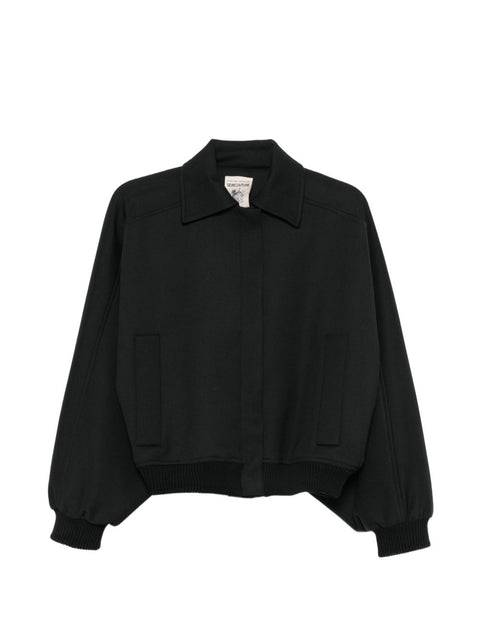 Semicouture Renie Wool Blend Bomber Jacket