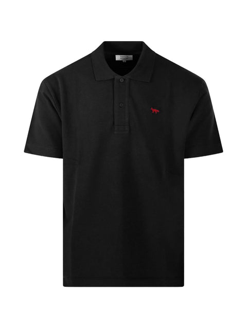 Maison Kitsuné Maison Kitsune Profile Fox Cotton Polo Shirt