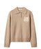 Maison Kitsuné Maison Kitsune Fox Head Wool Polo Jumper