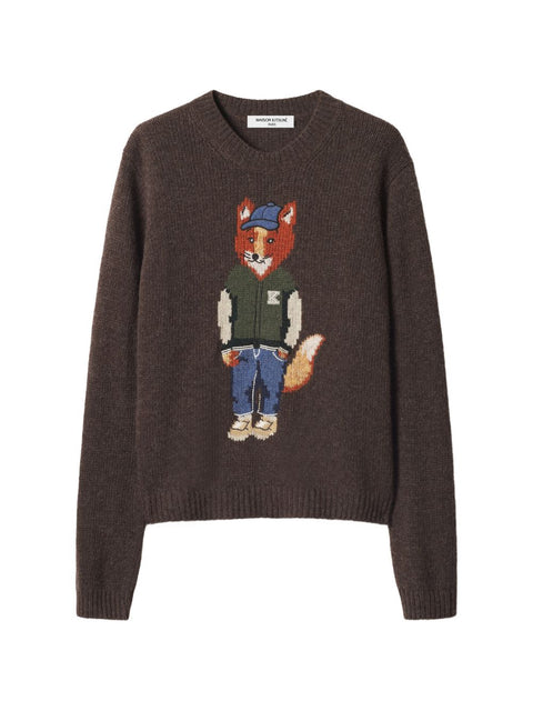 Maison Kitsuné Maison Kitsune Dressed Fox Wool Jumper