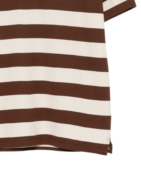Icecream Striped Cotton T-Shirt