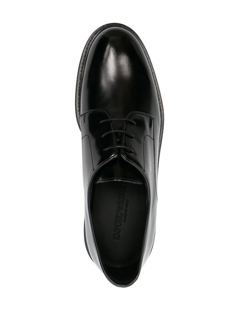 Emporio Armani Leather Derby Shoes