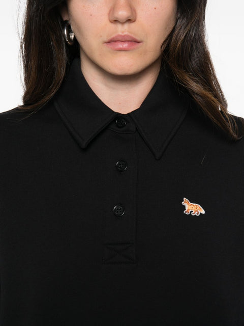 Maison Kitsuné Maison Kitsune Baby Fox Cotton Polo Sweatshirt