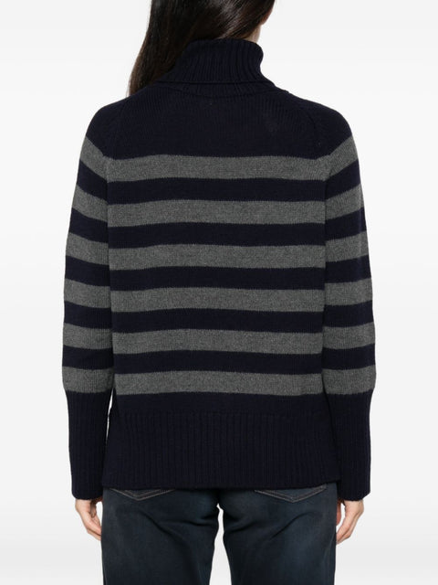 Base Wool Turtle-Neck Sweater