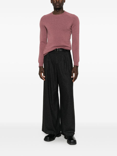 Rossi Pinstripe Wide-Leg Trousers