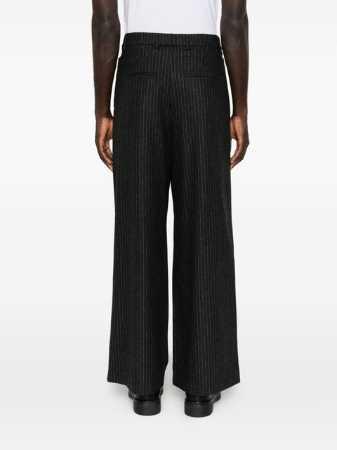 Rossi Pinstripe Wide-Leg Trousers