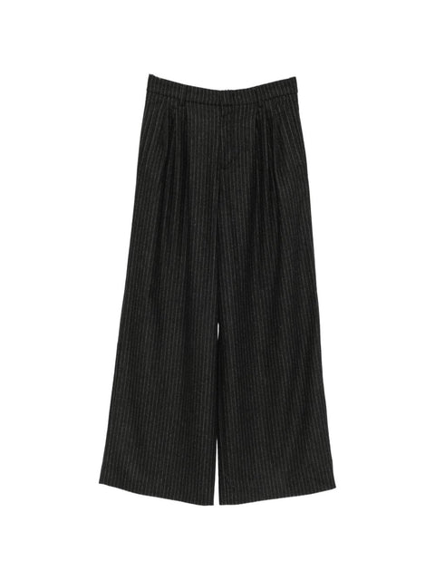Rossi Pinstripe Wide-Leg Trousers