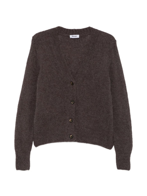 Base Wool V-Necked Cardigan