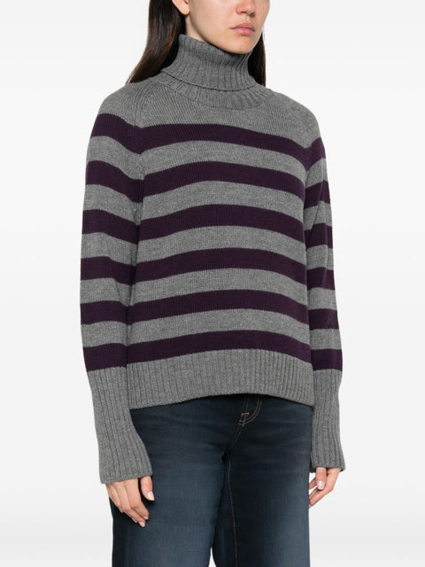 Base Wool Turtle-Neck Sweater