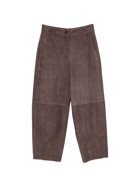 Via Masini 80 Panelled Wide-Leg Trousers
