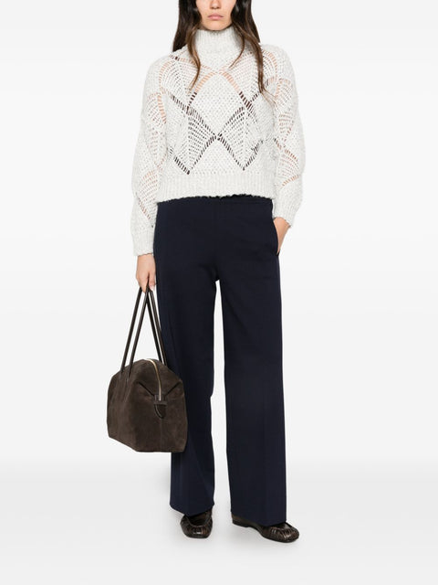 Via Masini 80 Wide-Leg Trousers