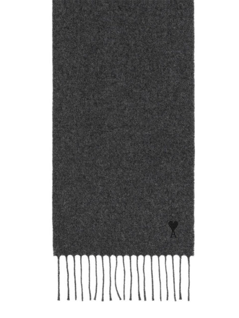 Ami Paris Scarfs DARK GREY