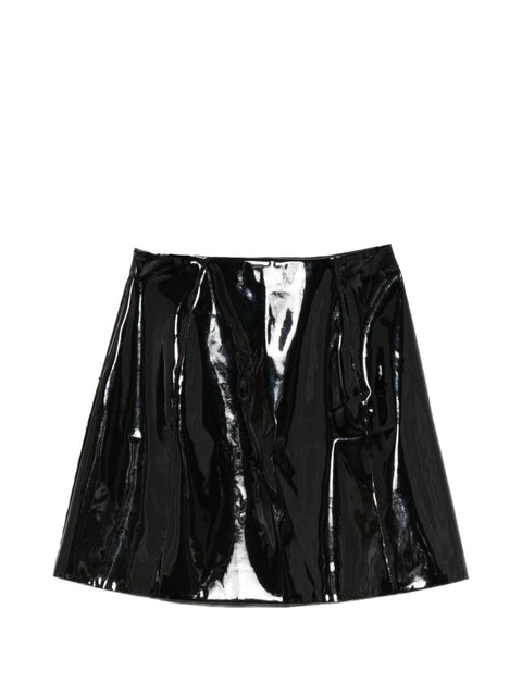 Emporio Armani Patent Short Skirt