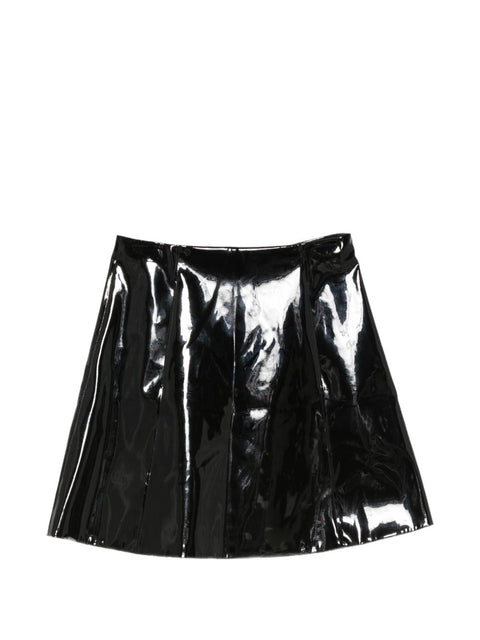 Emporio Armani Patent Short Skirt