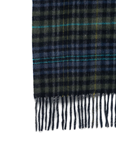 Paul Smith Checked wool scarf