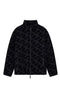 EA7 Allover logo bomber jacket