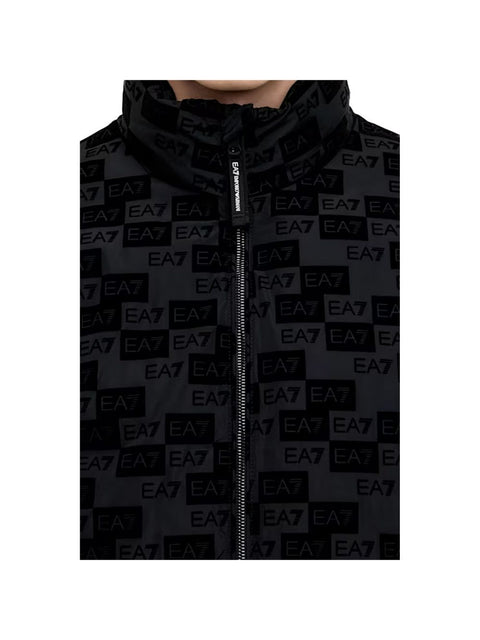 EA7 Allover logo bomber jacket