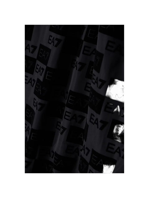 EA7 Allover logo bomber jacket