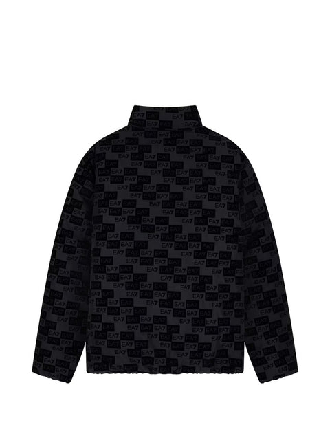 EA7 Allover logo bomber jacket