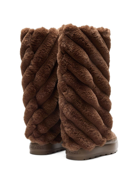 Casadei Double-face wool boots