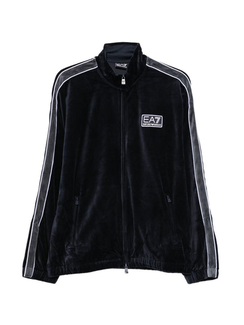 EA7 Logo zipped sweatshirt
